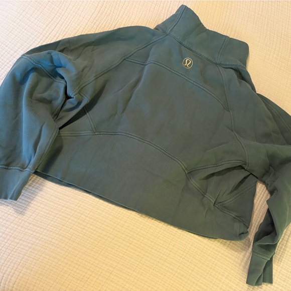 lululemon athletica Green Scuba Zip-Up Sweater - Picture 4 of 5
